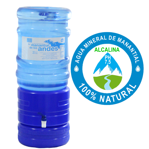 Bidon de Agua mineral Manantial de los Andes 20 litros retornable –  Distribuidor e Delivery de Bidon en Ventanilla, Callao y Lima Perú